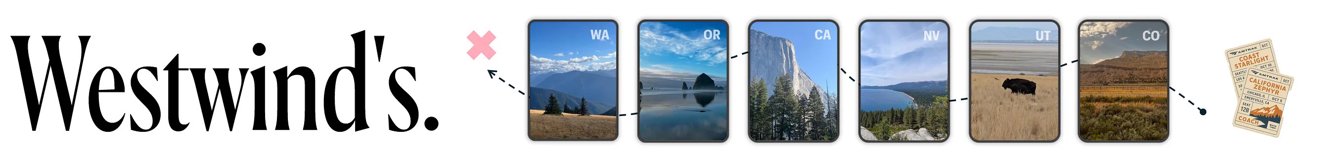 Collage of Habib pictures from his Summer 2025 adventures; source: https://hussamhabib.com/blog/westwinds.html