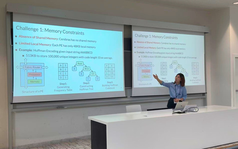 Shihui presenting her paper at IPDPS 2025