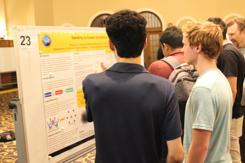 Benjamin presenting at SURC