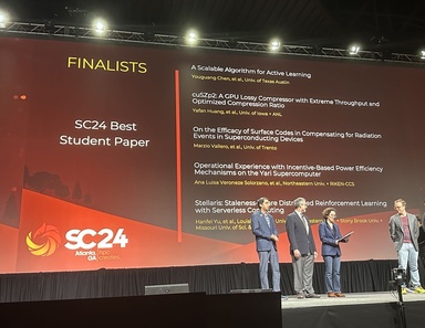 Picture of SC 24 Best Paper Award nominees' paper titles