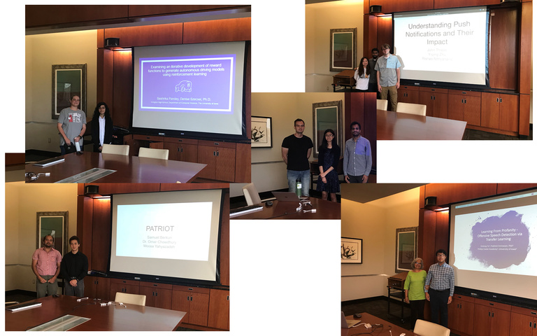 SSTP and UG researchers presenting their summer research at a CS Dept. showcase SSTP and UG researchers presenting their summer research at a CS Dept. showcase