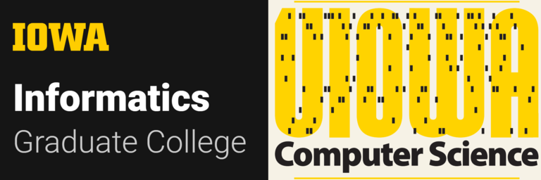 IOWA Informatics Graduate College and UIowaCS logo