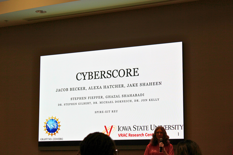 ISU HCI group presenting