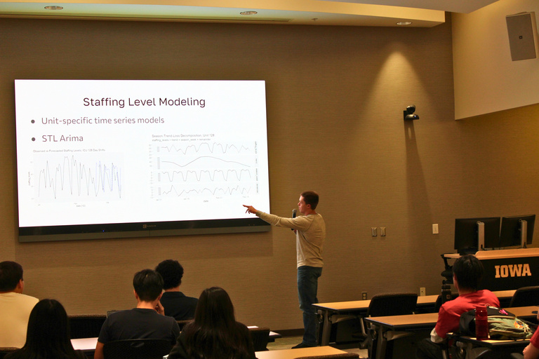 ISU and Uiowa Symposium Garrett Roehl presenting