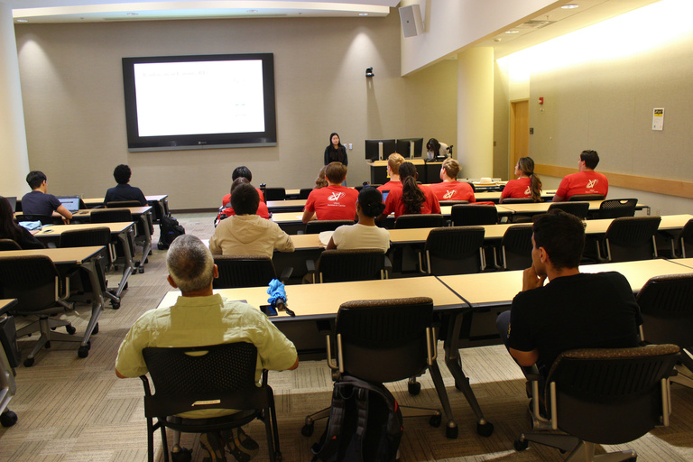 ISU and Uiowa Symposium Joanna Huang presenting
