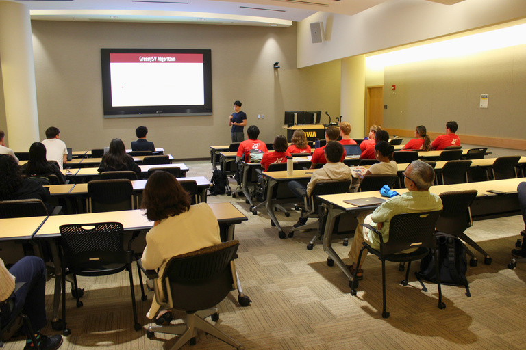 ISU and Uiowa Symposium Matthew Wang presenting