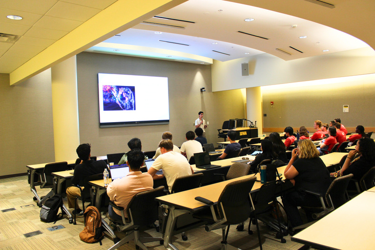 ISU and Uiowa Symposium Ethen Santana presenting