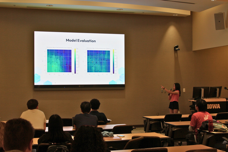 ISU and Uiowa Symposium Cecily Gross presenting