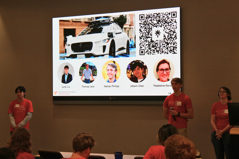 ISU HCI group presenting