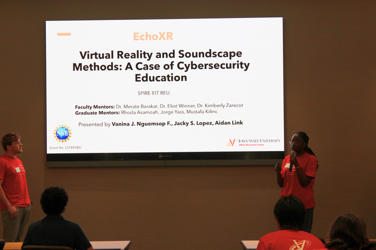 ISU HCI group presenting