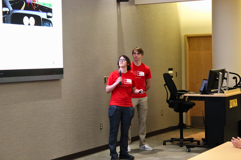 ISU HCI group presenting