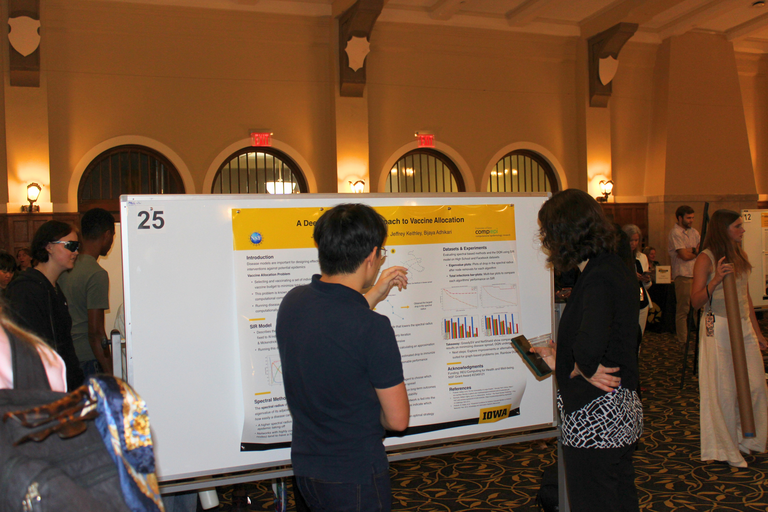 Jonathan Wang presenting at SURC