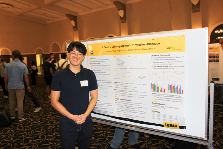 Jonathan Wang presenting at SURC