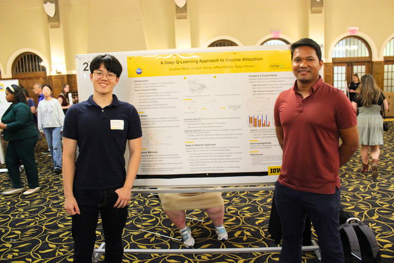 Jonathan Wang presenting at SURC