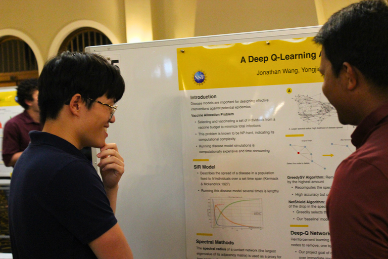 Jonathan Wang presenting at SURC