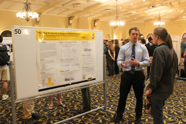 Garrett Roehl presenting at SURC