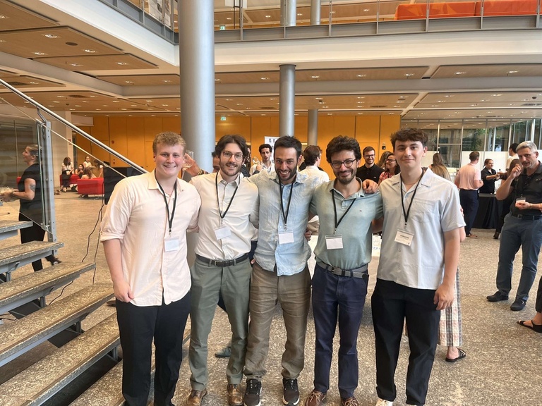 Jaxson Gauthier with Tricky Leaf team