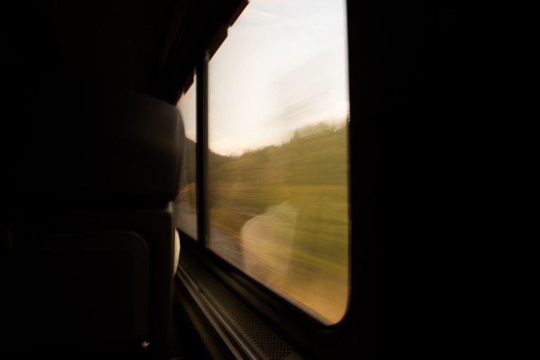 Amtrak window scene