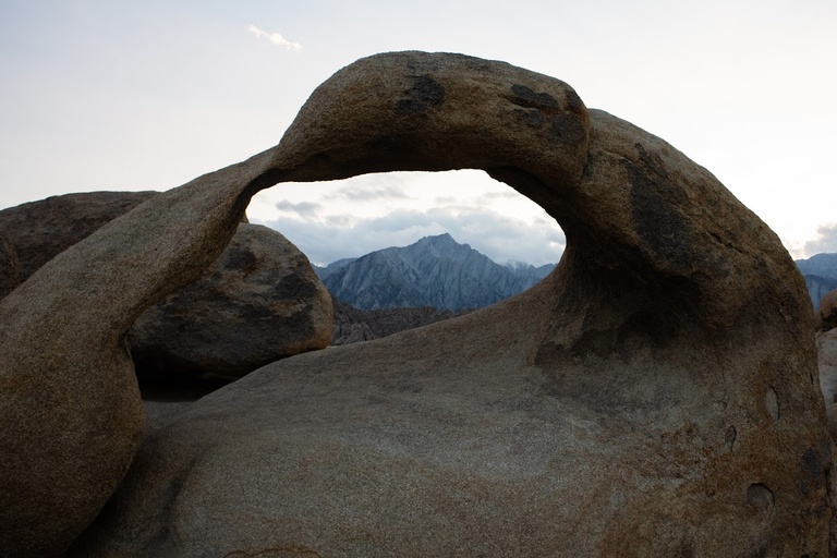 Mobius Arch framing Mount Whitney