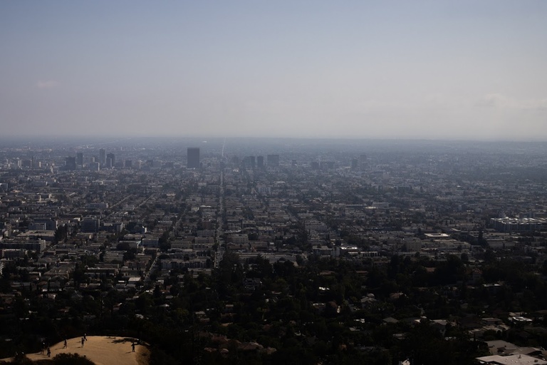 The Los Angeles skyine/sprawl