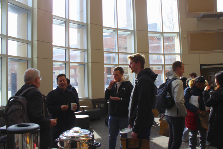 UICC 2026 breakfast mingle in AJB rotunda