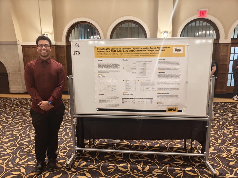 DeAndre Steger and his presentation