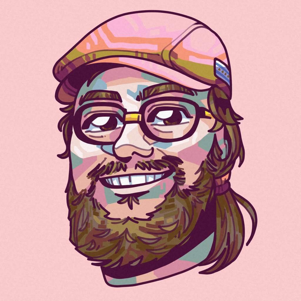 Hans-Jörg Schurr stylised portrait - submitted
