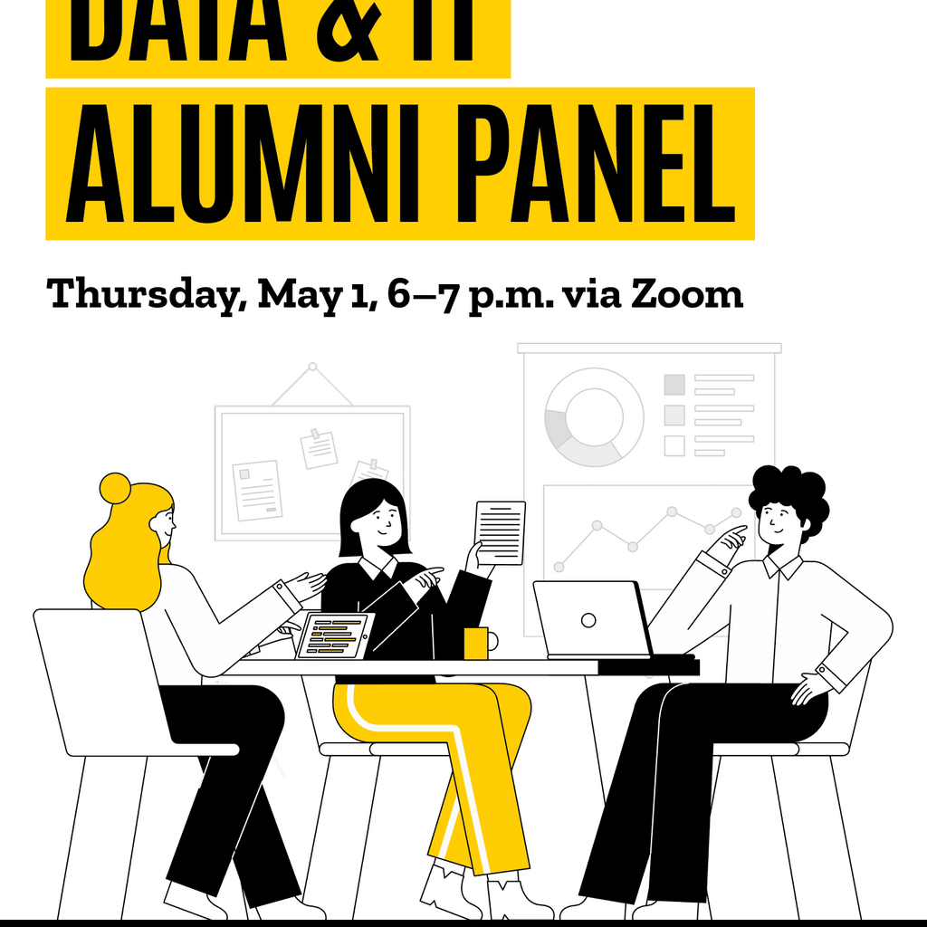 Data & IT Alumni Panel promotional image