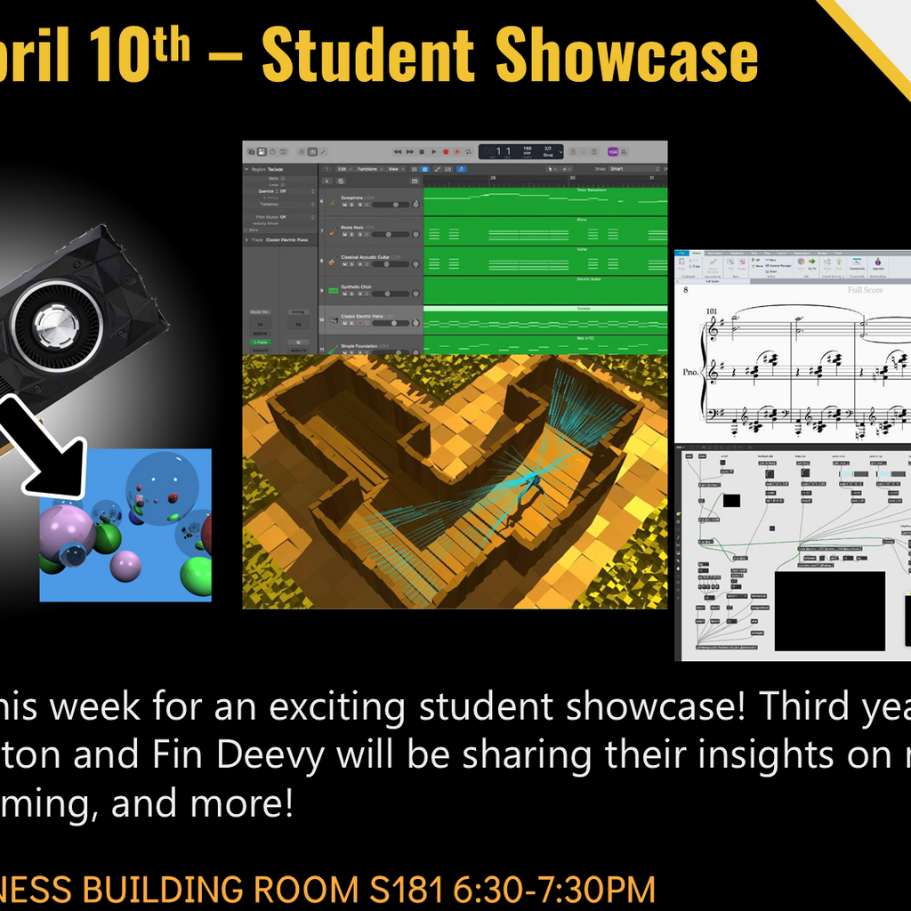 ACM@UIOWA: Student Showcase: Graphics Programming and Music Tech promotional image