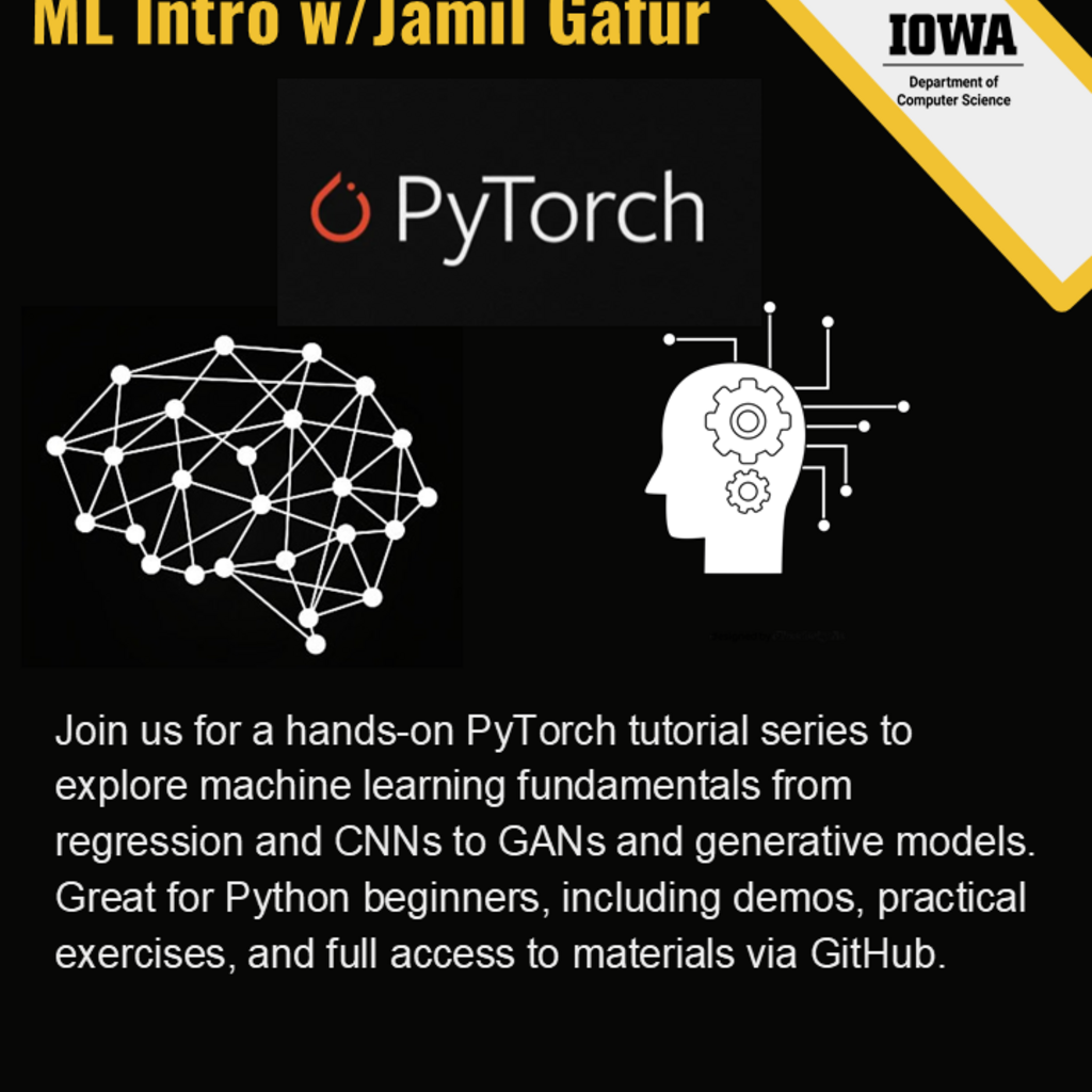 ACM@UIOWA: Machine Learning Intro with PhD Student Jamil Gafur promotional image