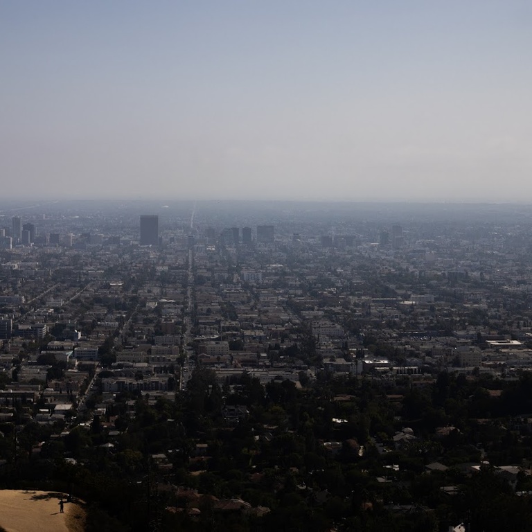 The Los Angeles skyine/sprawl