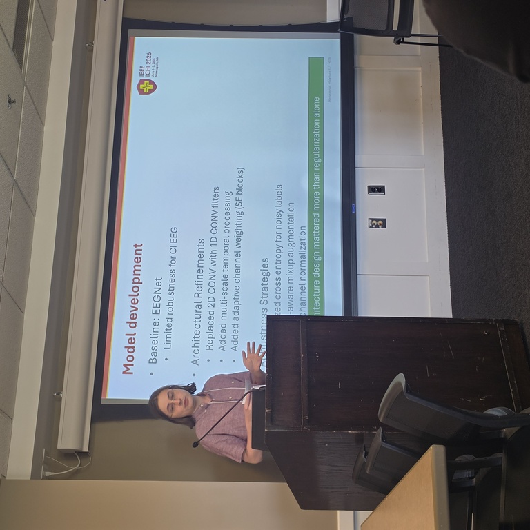 Ian Pope presenting at ICHI 2026