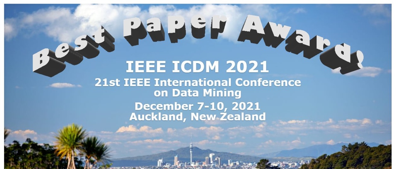 GeoInformatics PhD student Han Bao & advisor Xun Zhou receive IEEE ICDM