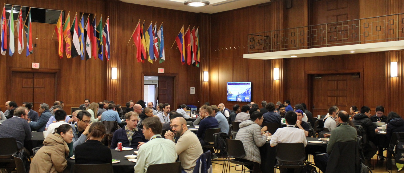 Wide shot of NSF meeting attendees all together