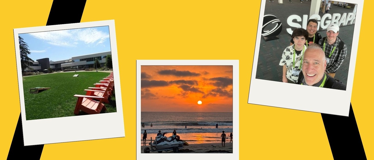 Snapshots from Eric Newton's internship.