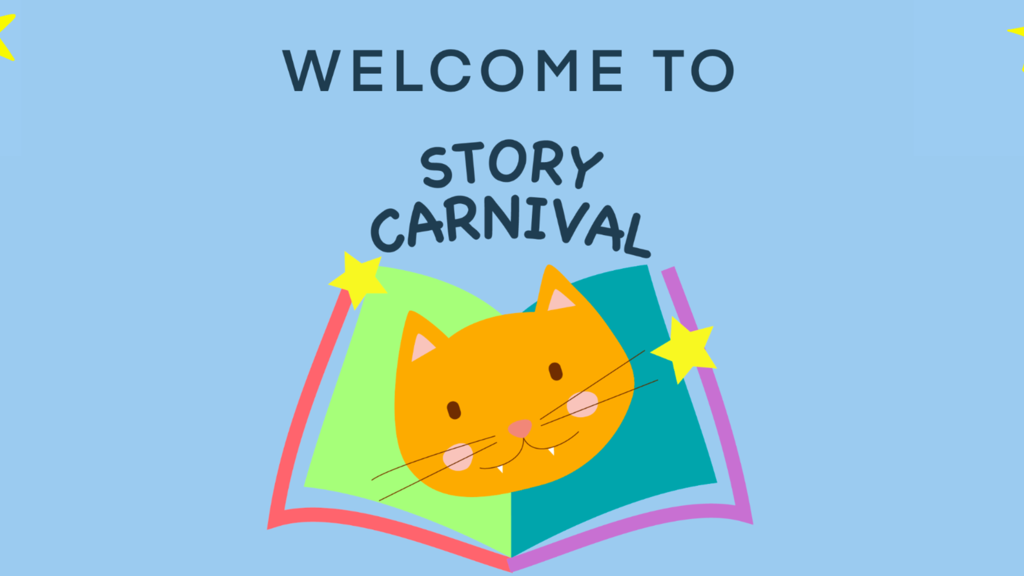 First slide of "Welcome to Story Carnival" from https://storycarnival.cs.uiowa.edu/