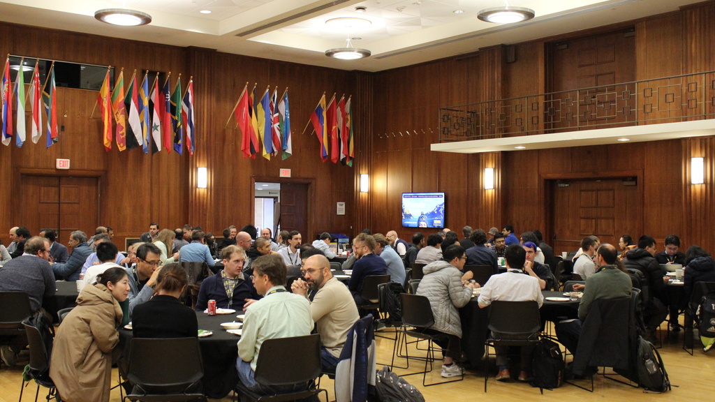 Wide shot of NSF meeting attendees all together