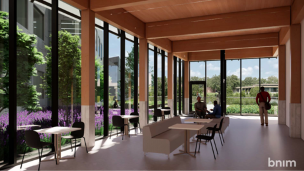 Rendering of the IATL renovation - Courtesy of BNIM