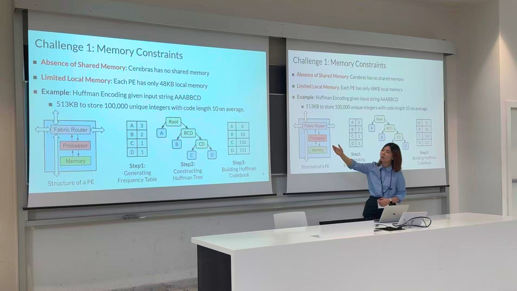 Shihui presenting her paper at IPDPS 2025
